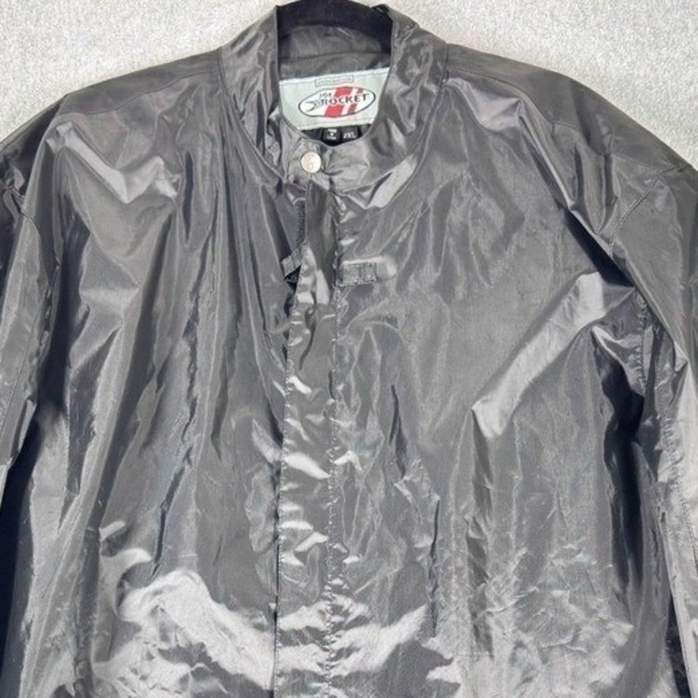 Joe Rocket Motorcycle Jacket Mens 2XL Black Windbreaker